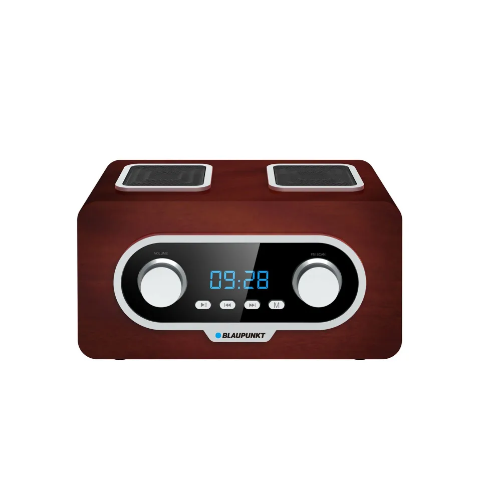 Radio Blaupunkt PP5.2BR, portabil, FM/SD/USB/AUX, cu ceas și alarmă, 3 W