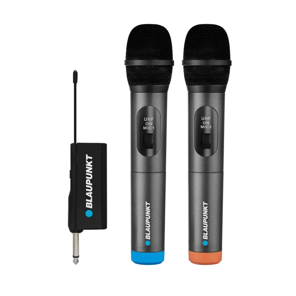 Set microfoane Blaupunkt WM60UDB, wireless 16 canale, 2 bucăți