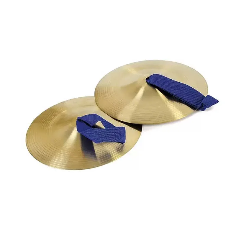 Cymbals Nowa Szkola, cu mânere, 15 x 15 x 1.8 cm, 2 bucăți