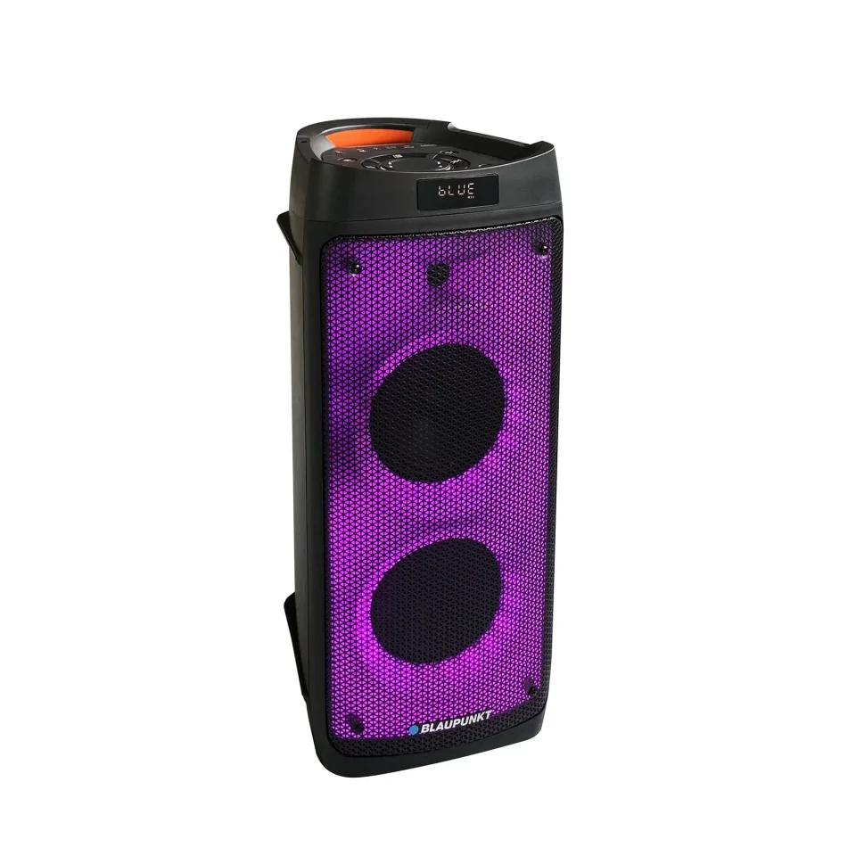 Boxă Blaupunkt PB06DB, radio FM, USB/SD/AUX, 500 W, cu 2 microfoane cu fir