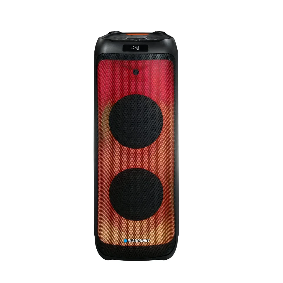 Boxă Blaupunkt PB12DB, radio FM, USB/SD/AUX, 1600 W, cu 2 microfoane wireless
