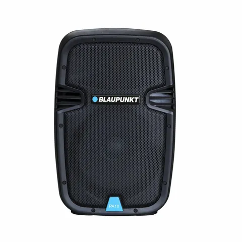 Boxă Blaupunkt PA10, portabilă, karaoke, 600 W, cu 1 microfon cu fir, neagră