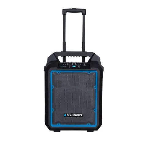 Boxă Blaupunkt MB10, portabilă, karaoke, 600 W, cu 1 microfon cu fir, negru