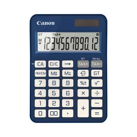 Calculator de birou Canon KS-125KB, 12 cifre, albastru