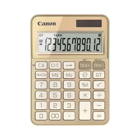 Calculator de birou Canon KS-125KB, 12 cifre, auriu