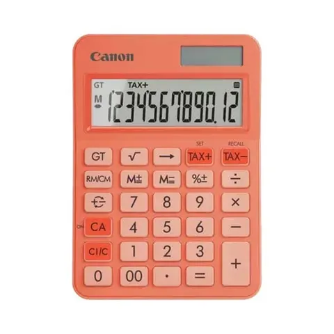 Calculator de birou Canon LS-125KB, 12 cifre, portocaliu