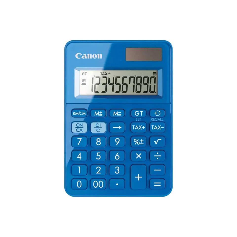 Calculator de birou Canon LS-100KB, 12 cifre, albastru