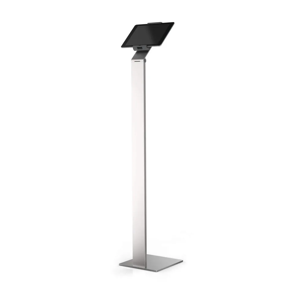 Suport pentru tabletă Durable Floor, pentru podea, diagonală minimă 7 inch, greutate maximă 1 kg, argintiu