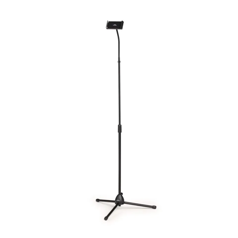 Suport de podea rezistent pentru tabletă Twist, diagonala minimă 4.7 inch, greutate maximă 0.8 kg, negru
