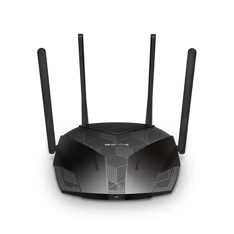 Router Mercusys MR80X, wireless, Wi-Fi 6, frecvență 2.4/5 GHz, WPA3