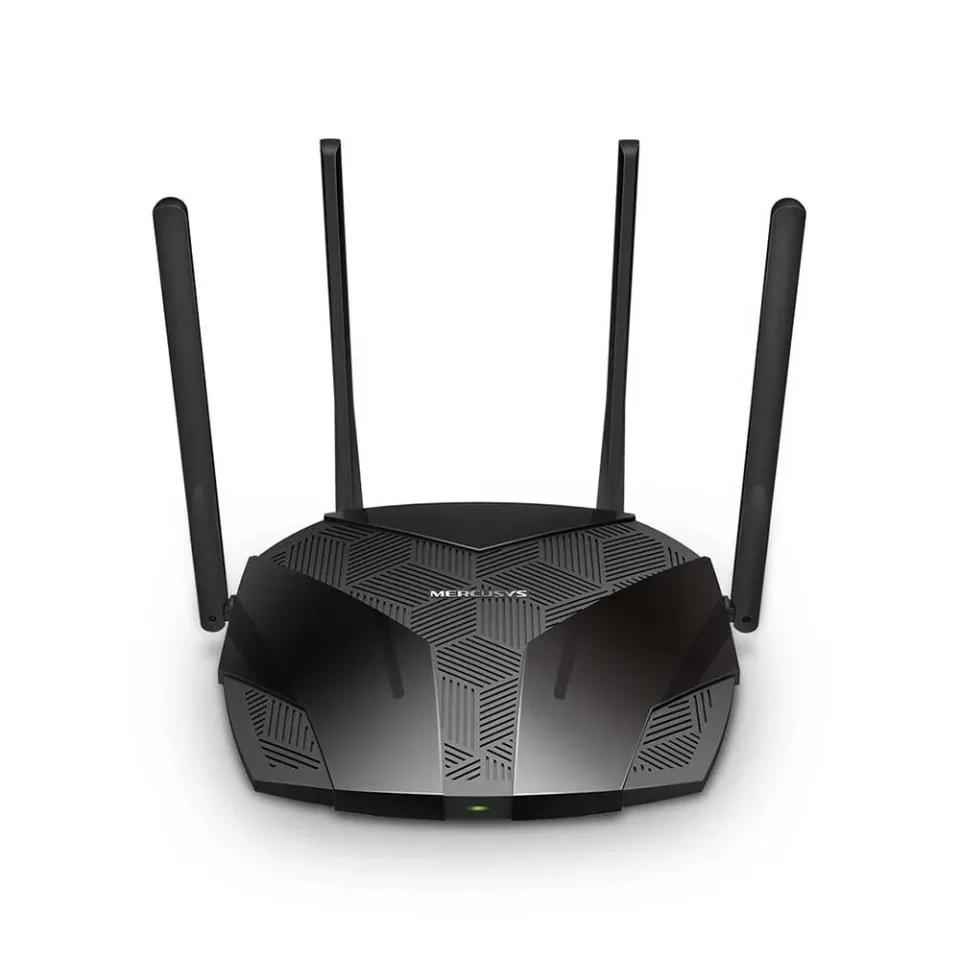 Router Mercusys MR80X, wireless, Wi-Fi 6, frecvență 2.4/5 GHz, WPA3