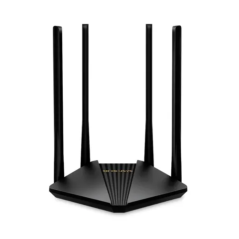 Router Mercusys MR30G, AC1200, wireless, 4 antene, 2.4/5 GHz, negru