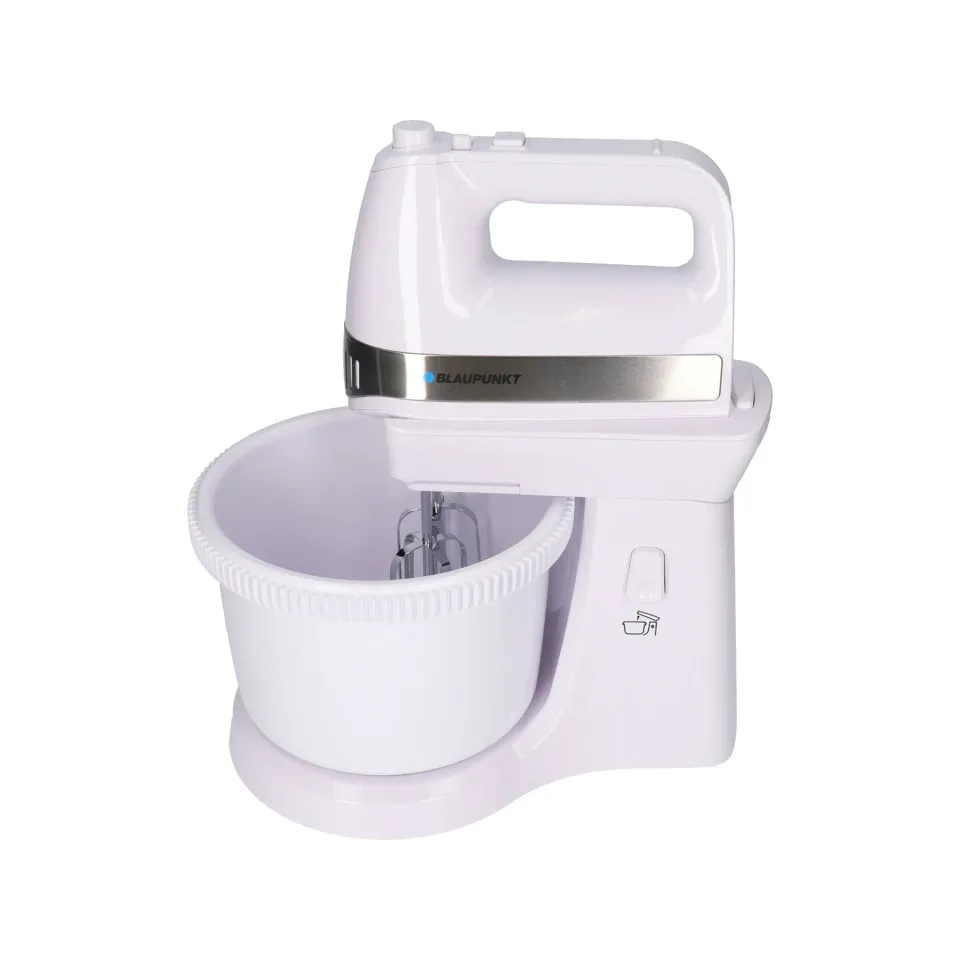 Mixer Blaupunkt HMM601, cu bol, cu 5 viteze, 3 L, 500 W, alb