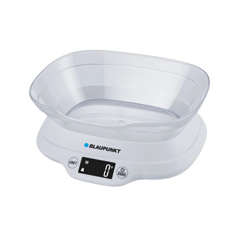 Cântar de bucătărie Blaupunkt FKS501, cu bol, 1.2 L, până la 5 kg
