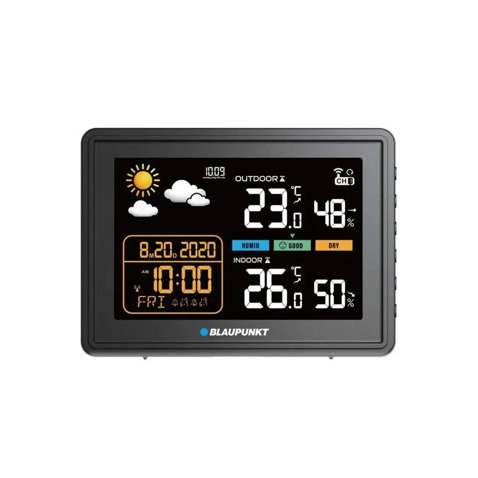 Stație meteo Blaupunkt WS30BK, cu 1 senzor, 5 V