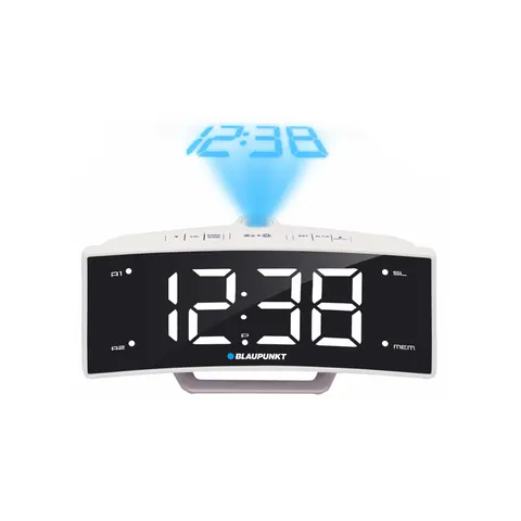 Ceas radio Blaupunkt CRP7WH, cu proiecție, 5 V