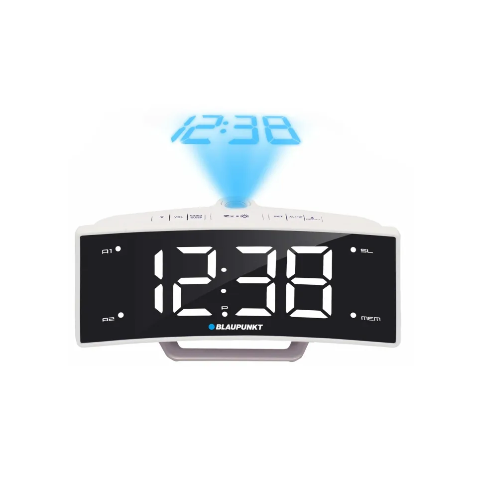 Ceas radio Blaupunkt CRP7WH, cu proiecție, 5 V