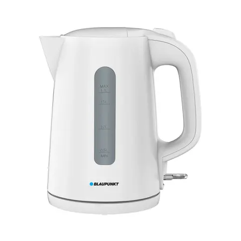 Fierbător electric pentru apă Blaupunkt EKP502, 2200 W, 1.7 L, alb