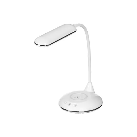 Lampă de birou Giftdecor Flexo, LED, încărcare USB, albă