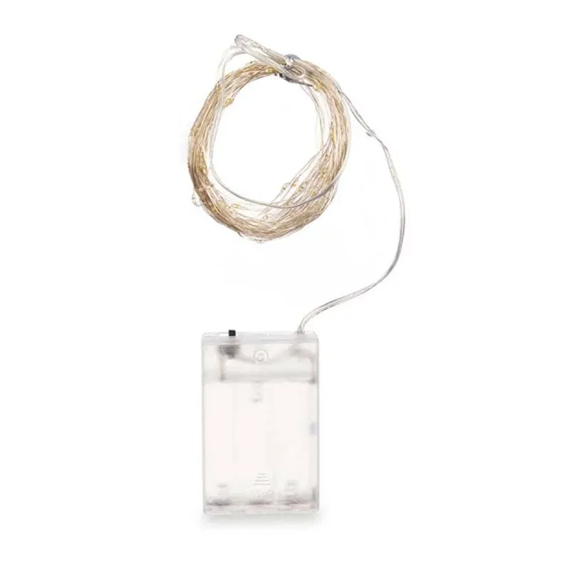 GIFTDECOR BANDĂ LED 50 LED-URI ALB CALD PENTRU UTILIZARE ÎN INTERIOR
