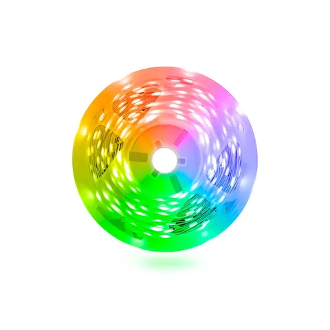 Bandă LED Giftdecor, RGB, cu telecomandă, 5 m