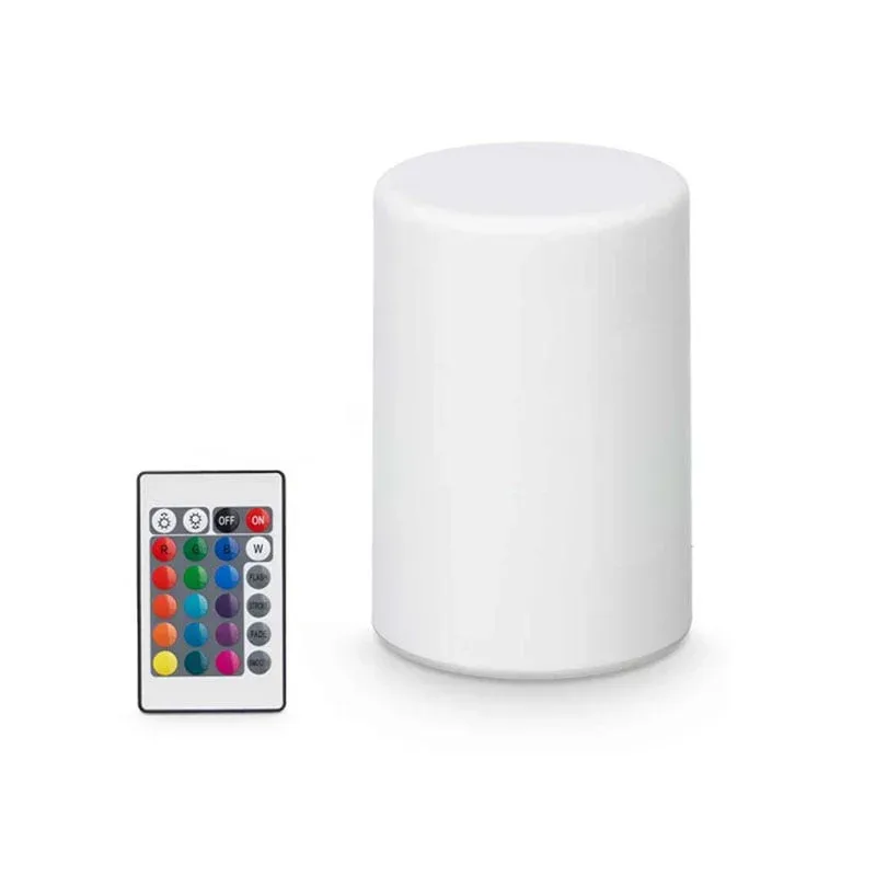 Lampă de birou Giftdecor, cilindrică, LED, RGB