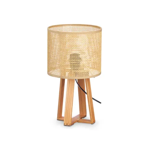 Lampă de birou Giftdecor, Abajur natural, 36 cm