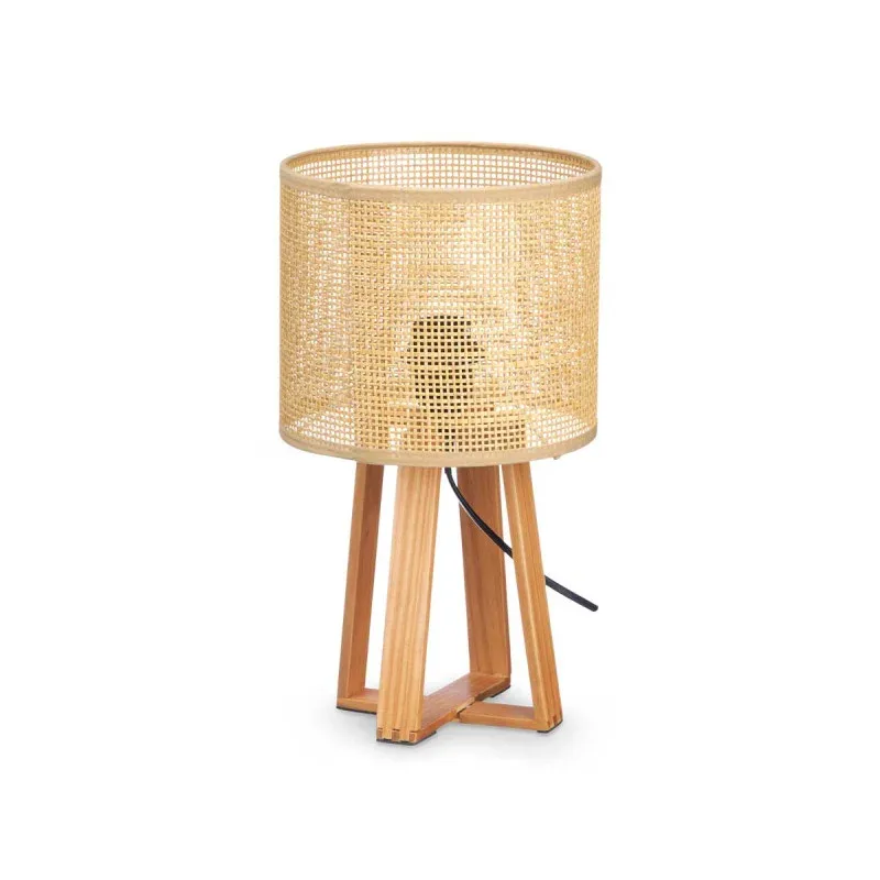 Lampă de birou Giftdecor, Abajur natural, 36 cm