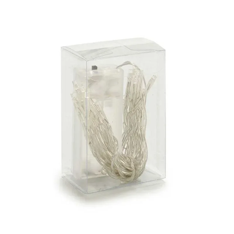 Instalație luminoasă Giftdecor, 20 LED-uri, albă