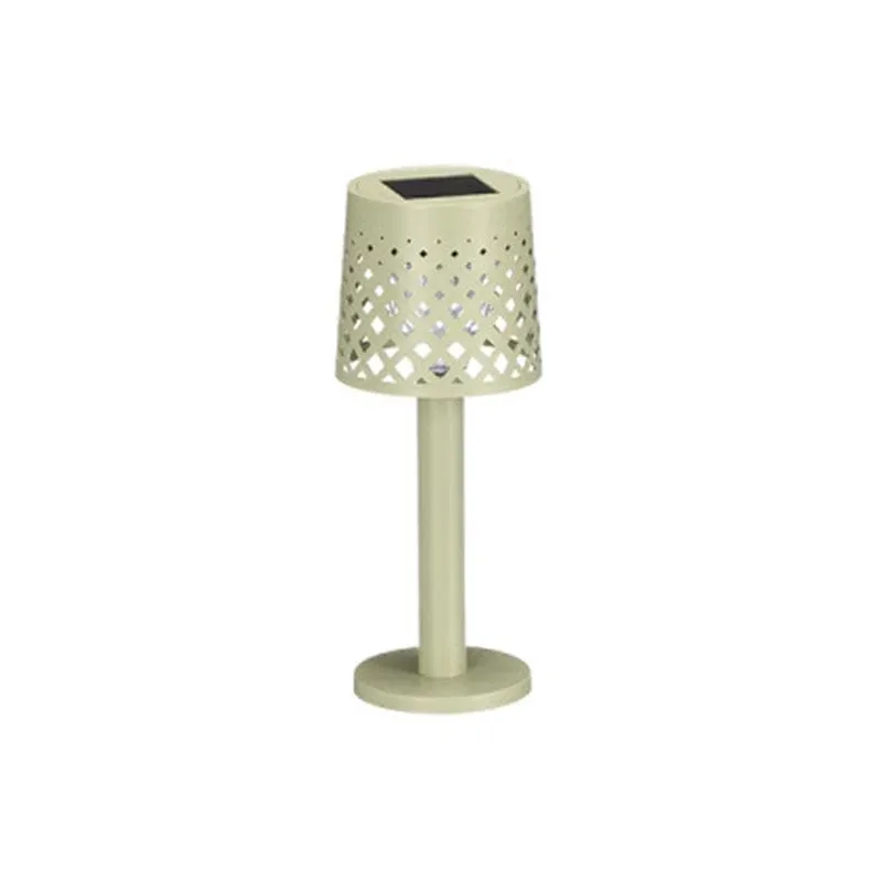 Lampă de masă Giftdecor, solară, cu bază, verde