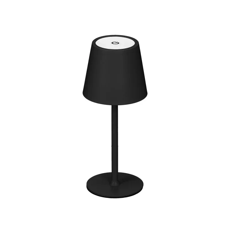 Lampă de birou Giftdecor, LED, metal, USB, negru