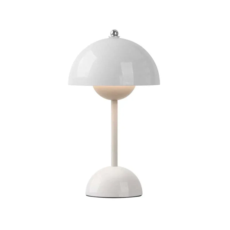 Lampă de birou Giftdecor, formă de ciupercă, 1.5 W, albă