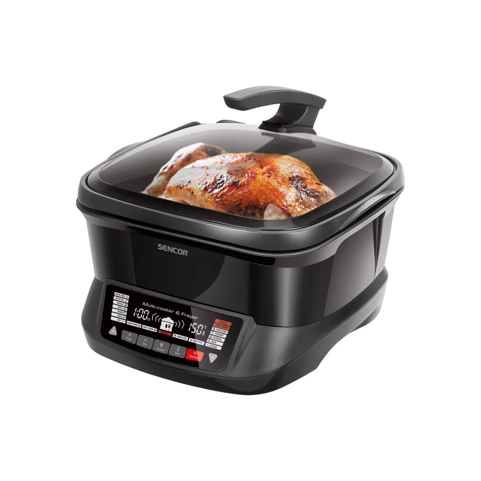 Friteuză Sencor SFR 9300BK, multifuncțională, 4.8 L, 1800 W