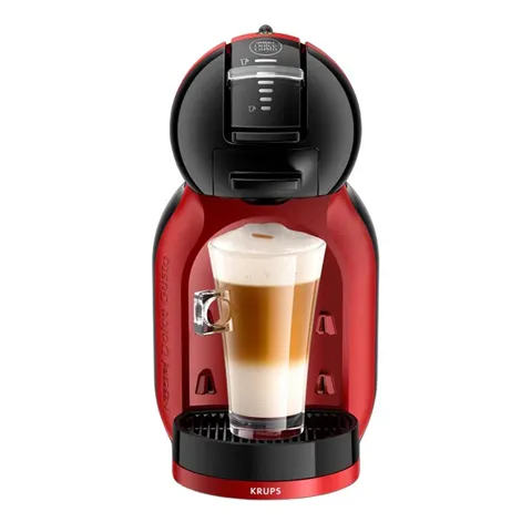 Espressor Krups Mini Me KP123H10, automat, pentru capsule Nescafe Dolce Gusto, 1500 W, roșu-negru