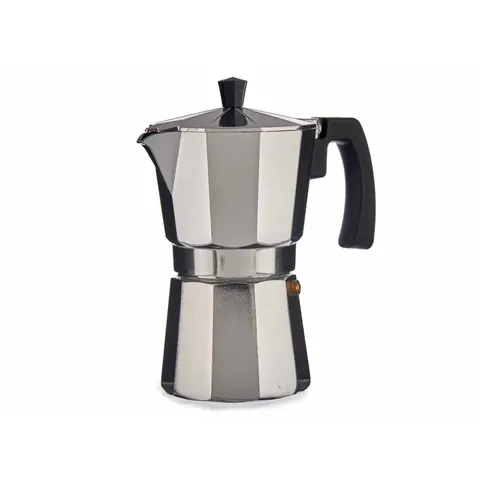 Cafetieră Kinvara, aluminiu, cu mâner, pentru 3 cești