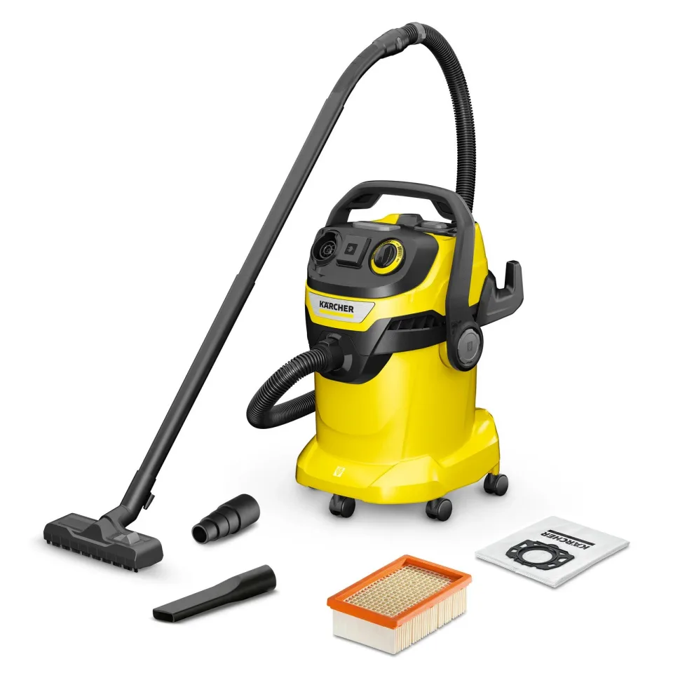 Aspirator Karcher 5 P V-25/5/22, pentru curățare uscată și umedă, 1100 W