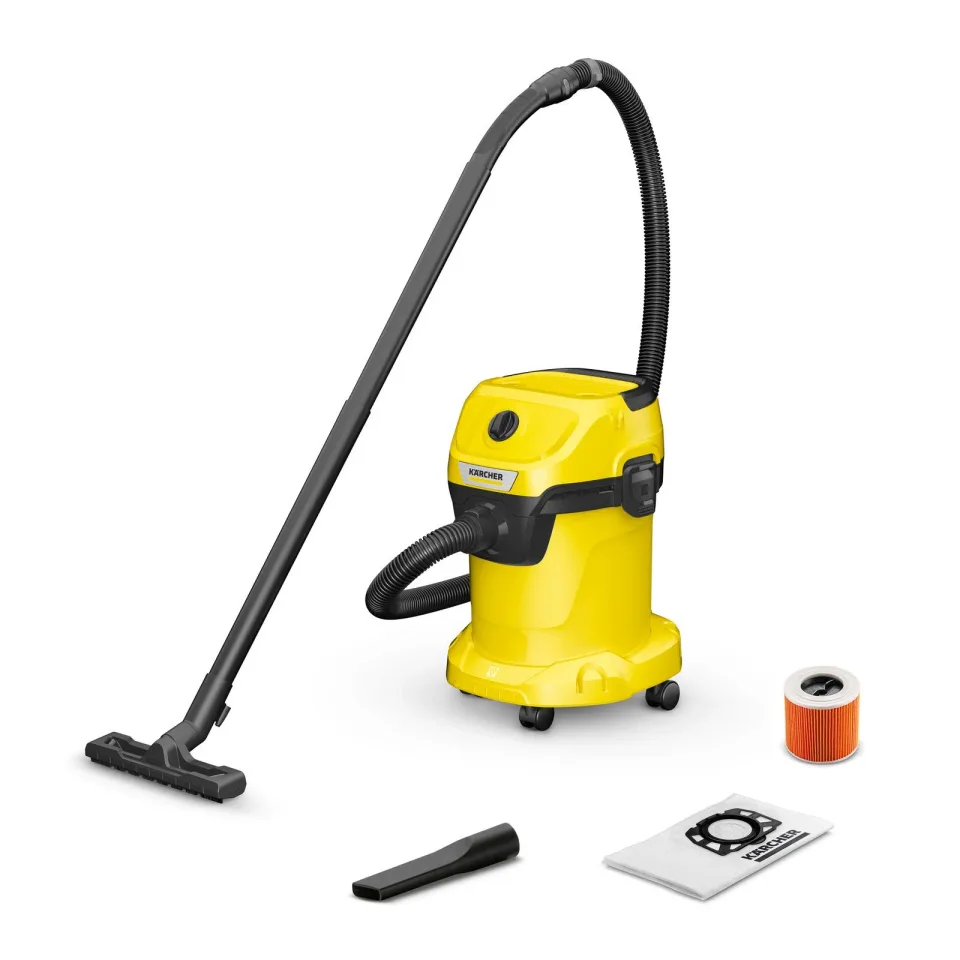 Aspirator Karcher WD 3 V-17/4/20, UE, pentru curățare uscată și umedă, 1000 W