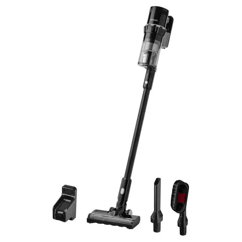 Aspirator Sencor SVC 7523BK, vertical, 250 W, până la 45 minute, negru
