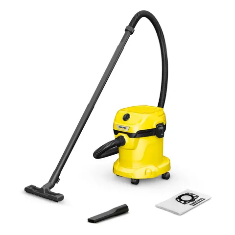 Aspirator Karcher WD 2 Plus V-15/4/18, pentru curățare uscată și umedă, 1000 W