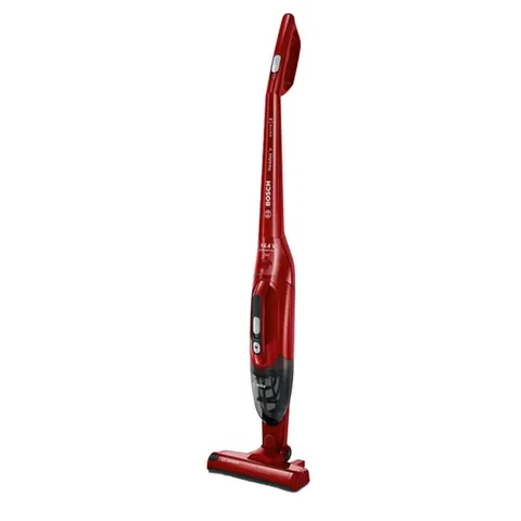 Aspirator Bosch BBHF214R, Seria 2, tip stick, fără fir, roșu