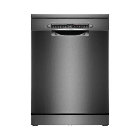Mașină de spălat vase Bosch SMS4EMC06E, independentă, Seria 4, anti-amprentă, 14 seturi, 60 cm, oțel inoxidabil negru