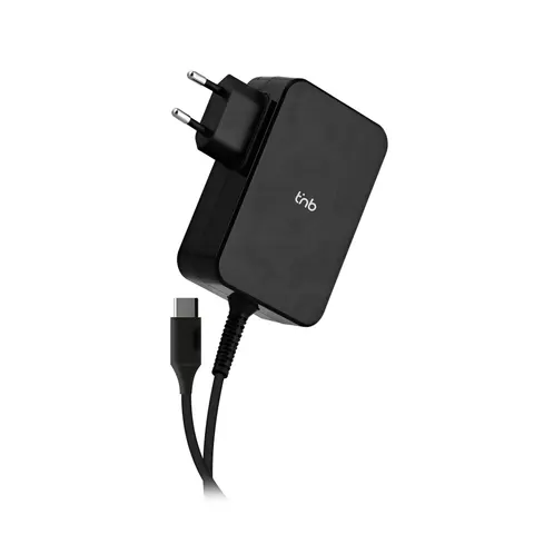 Încărcător TNB Multimedia, pentru laptop, tabletă și smartphone, USB Type-C, 90 W, lungime 1.8 m