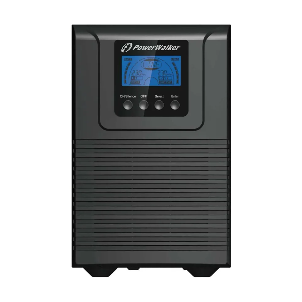 Sursă de alimentare neîntreruptibilă UPS, PowerWalker VFI 1000 TG, On-line, 1000VA, 900W, LCD, 2 baterii