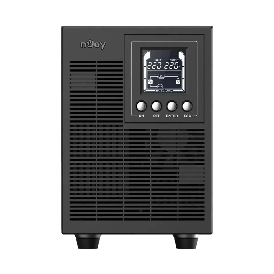 Sursă de alimentare neîntreruptibilă UPS nJoy Echo Pro 2000, On-line, 2000VA, 1600W, 4 ore, LCD