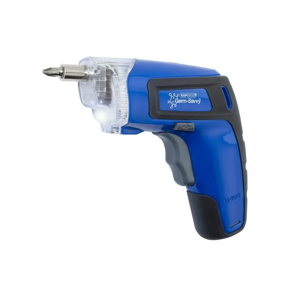 Șurubelniță fără fir Rapesco - Șurubelniță Germ-Savvy, 3.6 V, albastru