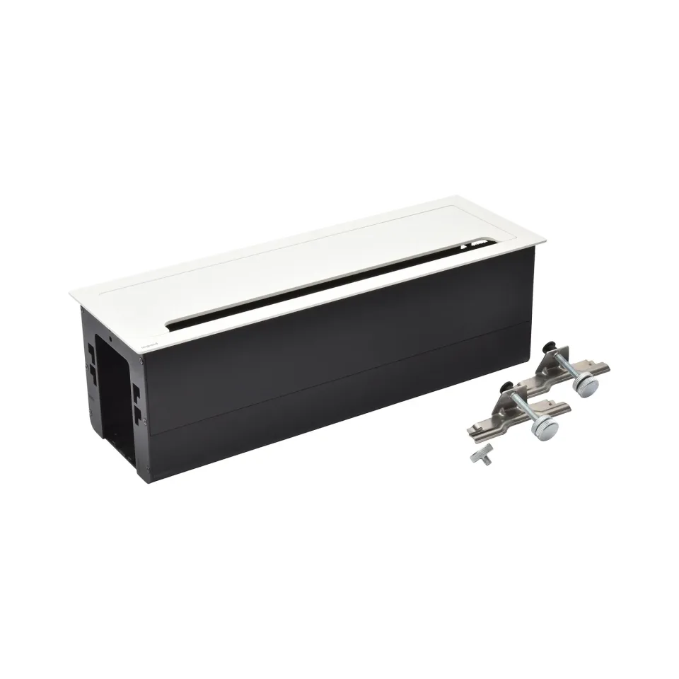 Cutie pentru mobilier Legrand Incara, modul gol, 385 x 130 mm, albă