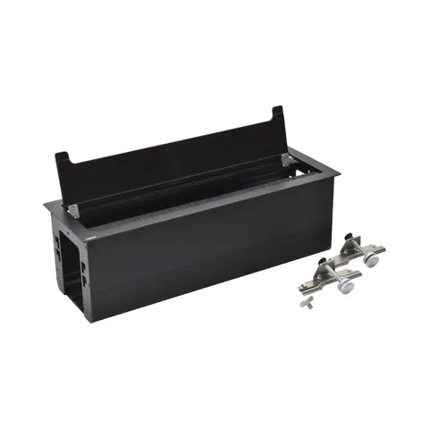 Cutie mobilier Legrand Incara, modul gol, 385 x 130 mm, negru