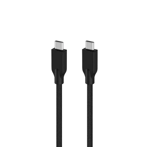 Cablu pentru încărcare rapidă Genius ACC-C2CC, USB Type-C la USB Type-C, 100 cm, negru