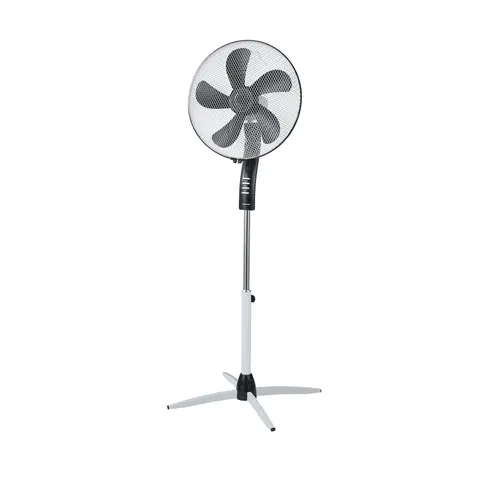 Ventilator Blaupunkt ASF501, cu 3 viteze, 55 W, 400 mm, alb-roșu