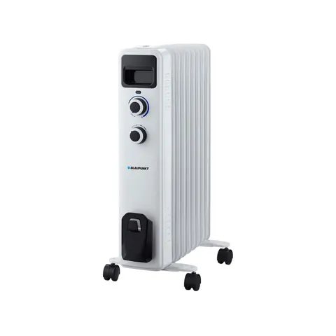 Radiator cu ulei Blaupunkt HOR401, 18 m2, 2000 W, alb